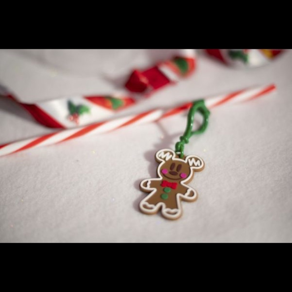 Mickey Gingerbread Straw -Disney Park Merchandise